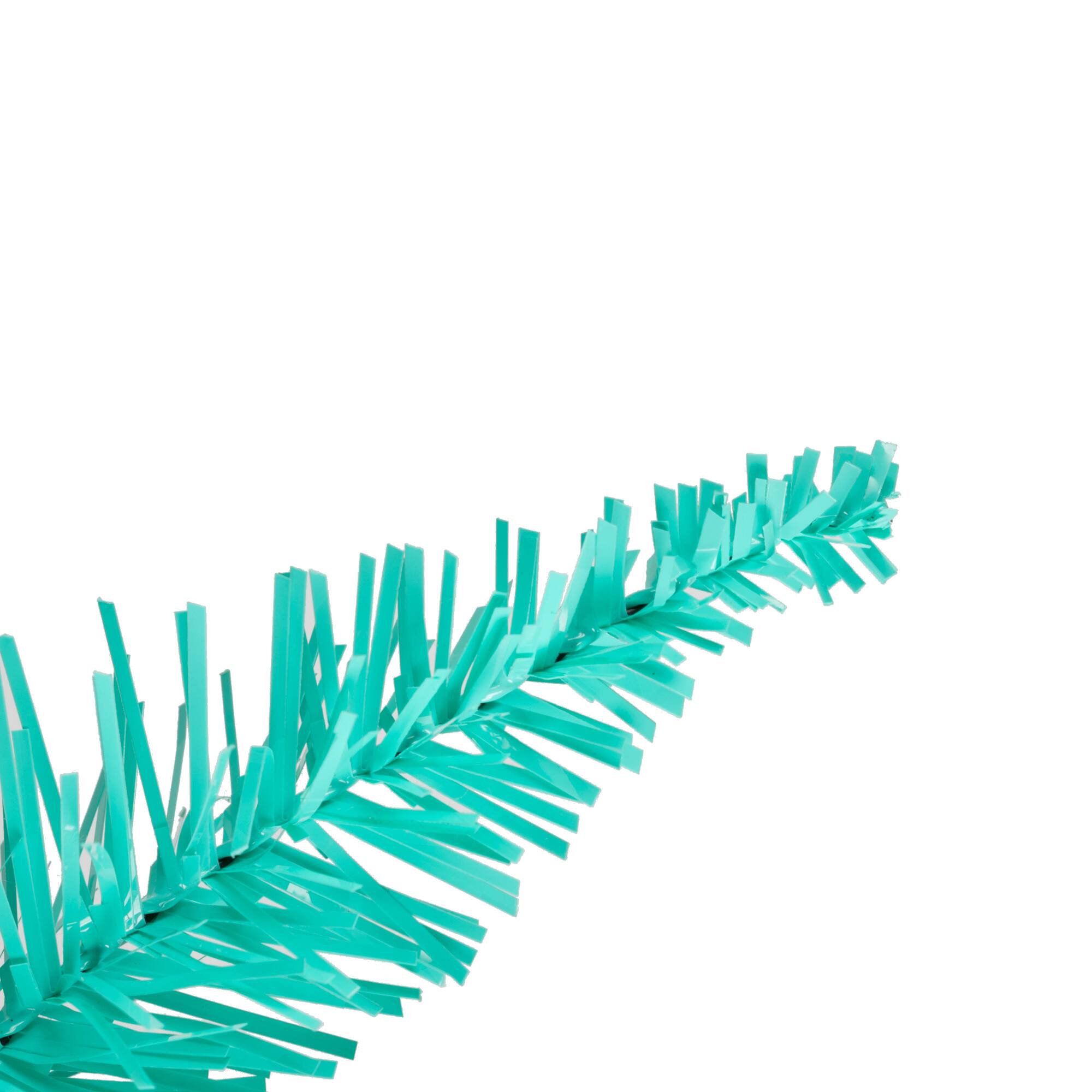 24" Unlit Aqua Fir Artificial Christmas Wreath